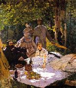 Claude Monet Le dejeuner sur lherbe oil